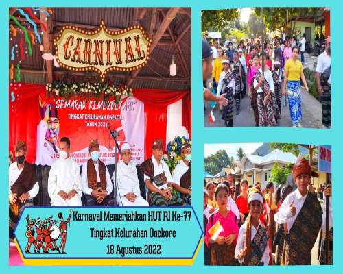 1. KARNAVAL DI KEL. ONEKORE 2022