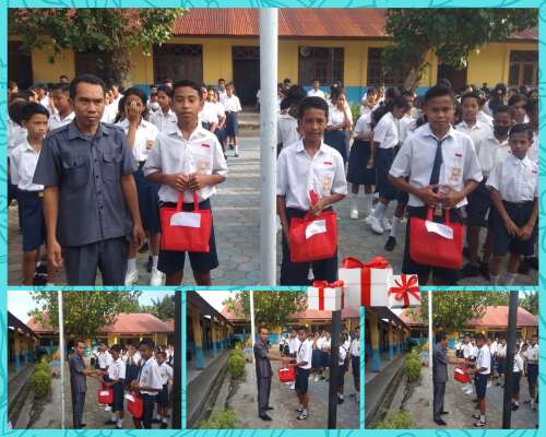 4. PENYERAHAN HADIAH LOMBA OLIMPIADE DAN NYANYI 17 JAN 2023